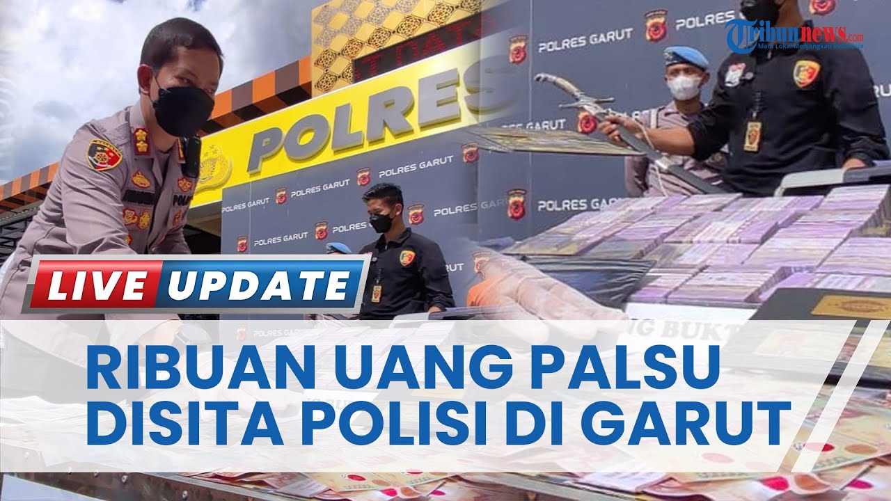 Ribuan Lembar Uang Palsu Disita Polisi di Garut, Pelaku Piawai Membuat dengan Kemiripan 90 Persen