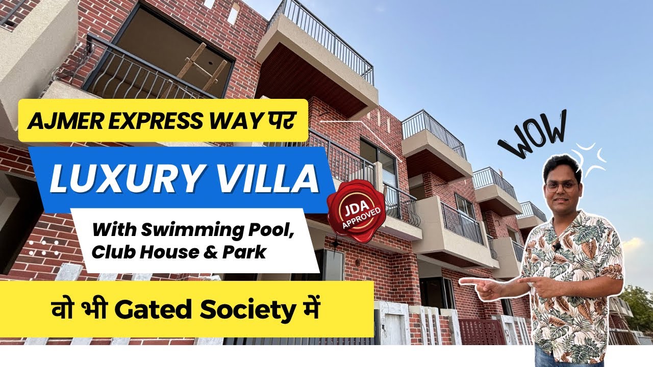 Gated Society में Villa with Swimming Pool on Ajmer Road | Call 9540070007 | Property in Jaipur