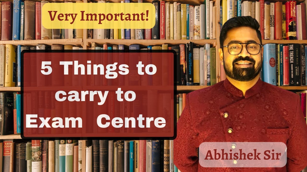 5 Things to Carry to Prelims Exams Centre | UPSC Prelims 2023