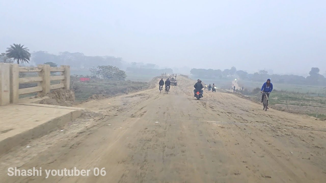Muzaffarpur Akharagath me Naya bridge 🌉 🎉🎊