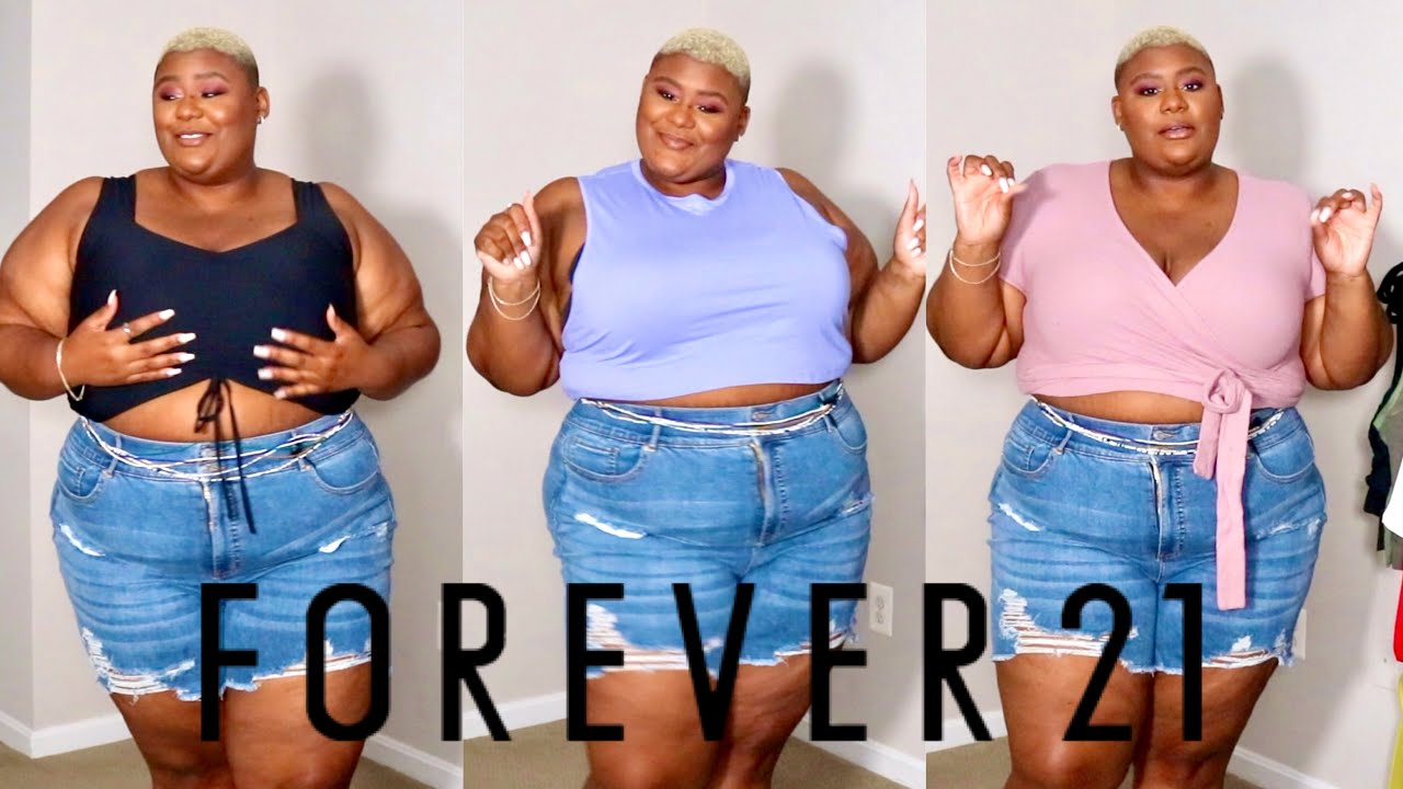 CROP TOPS & ACCESSORIES!! // FOREVER 21 PLUS SIZE HAUL // 3X