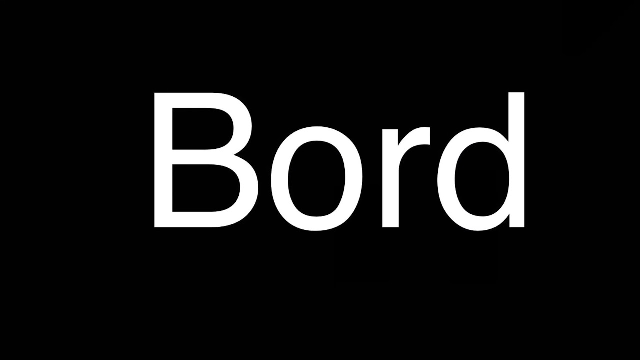 Bord
