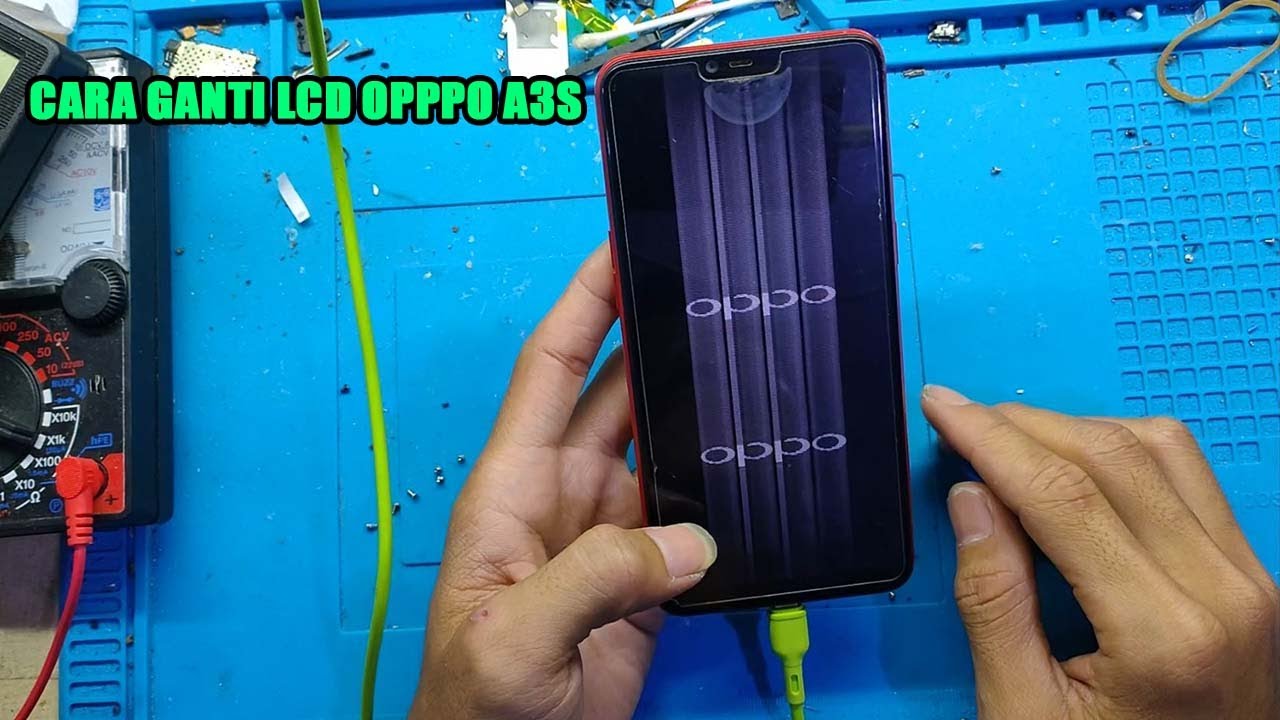 CARA GANTI LCD OPPO A3S