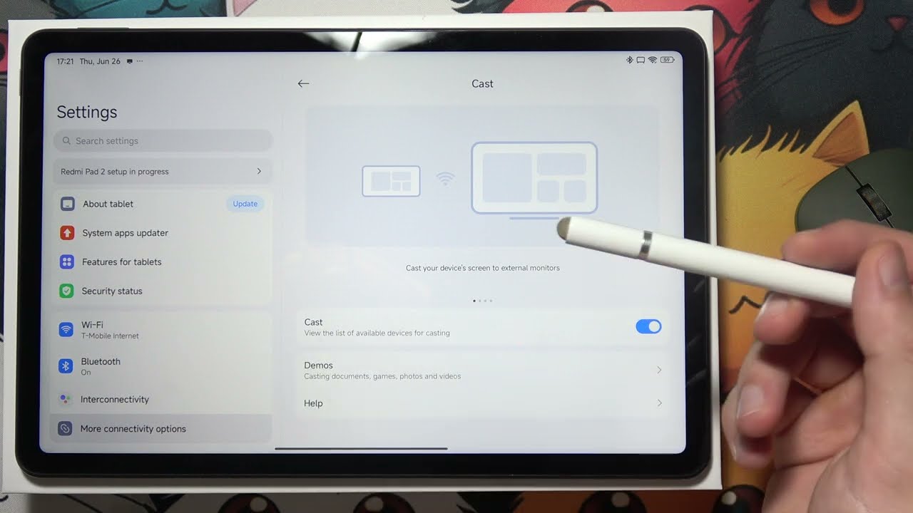Redmi Pad 2: How to Cast Screen to TV?
