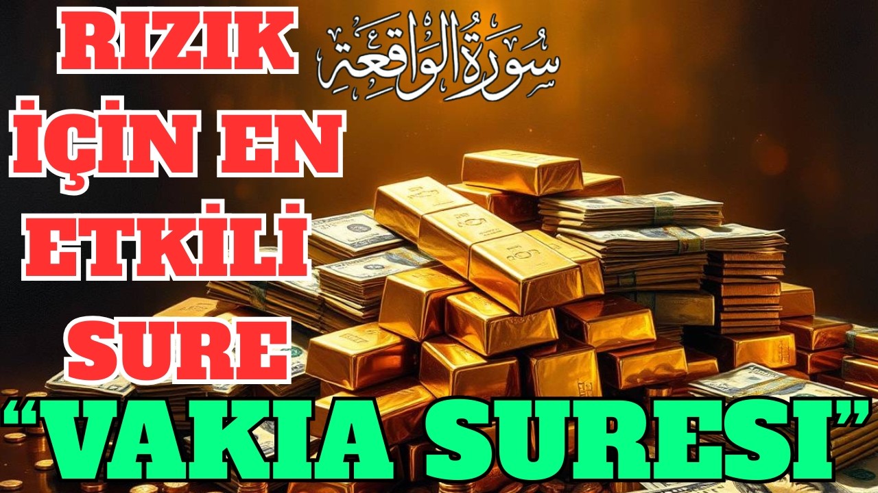 RIZKIN KİLİDİNİ AÇAN SÛRE! | Vakıa Suresi | Rızık Ayetleri
