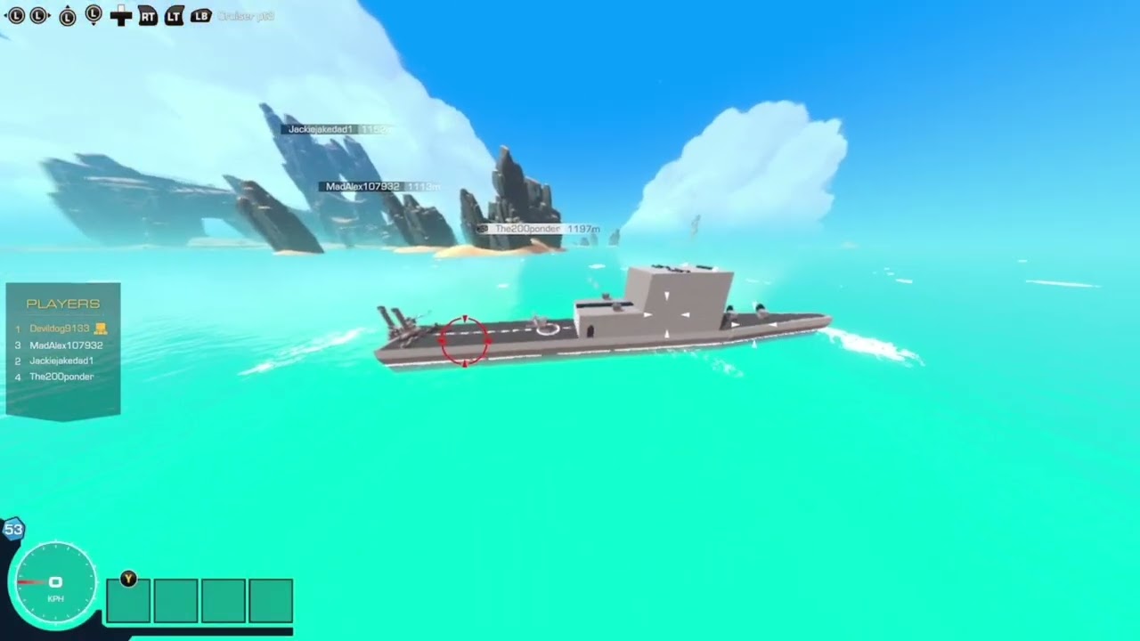 This is the most powerful ship in trailmakers my USS Eagler