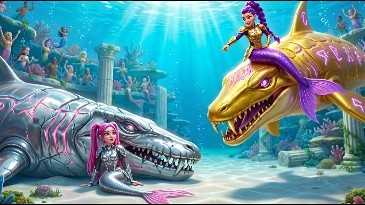 Rumi Wins Gold Mosasaur Racing Championship & Robotic Upgrade — KPOP Demon Hunters