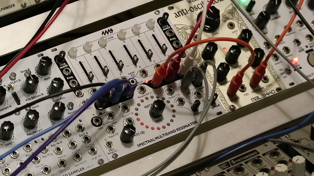 Spectral Multiband Resonator (SMR) Tutorial #1 -- 1V/Octave outputs in firmware v5