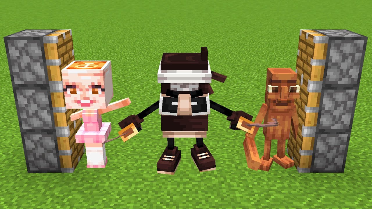 All Italian Brainrot Animals Block combined in Minecraft