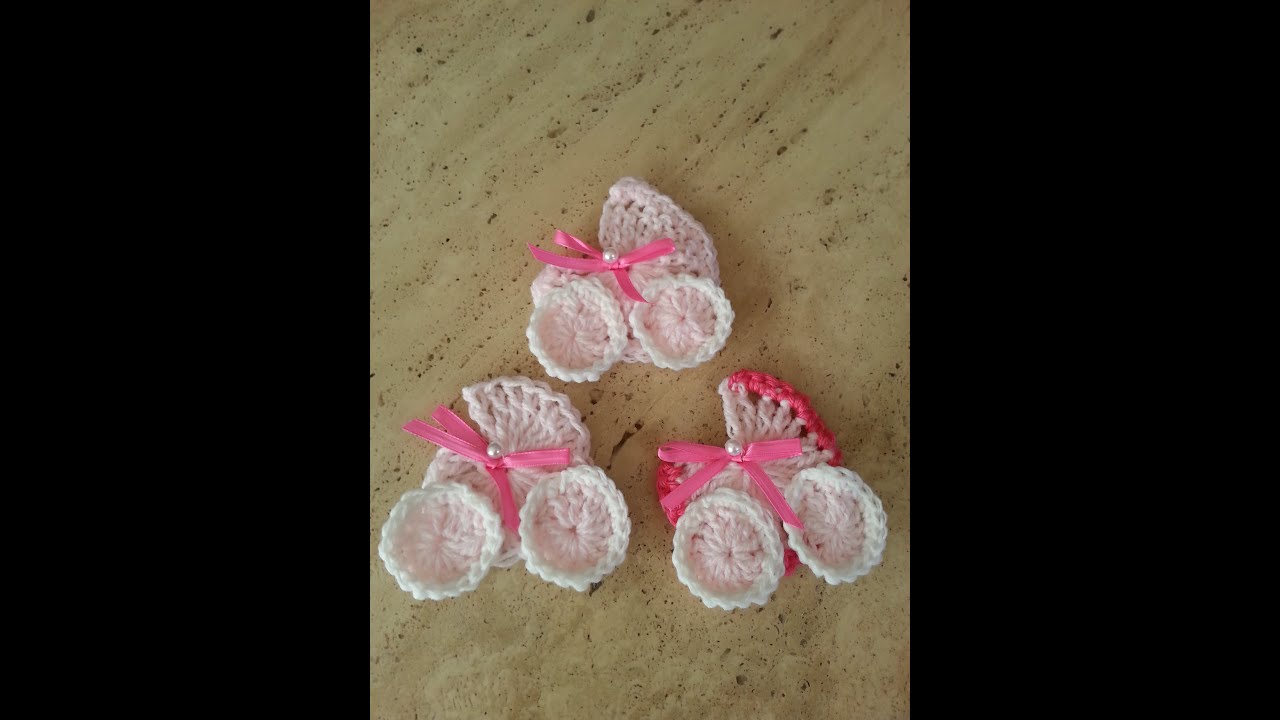 Crochet Baby Shower Carriage Favor DIY Tutorial