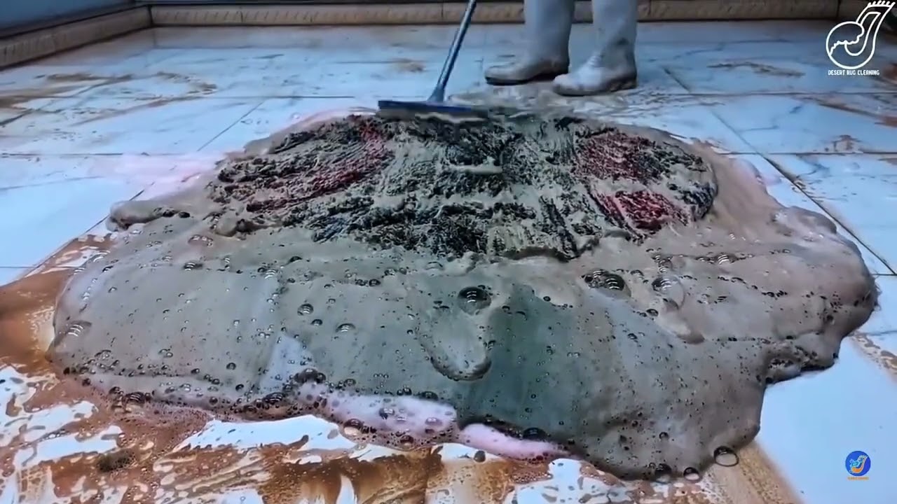 Carpet Therapy Watch this extremely dirty rug get a deep clean🤯Warning🤯 Highlysatisfyingresultsahead