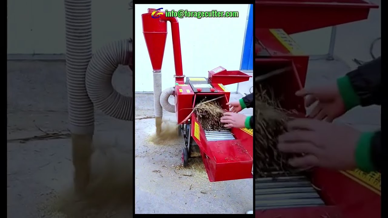 Multi functional Hay Grass Chaff Chopper Shredder Crusher