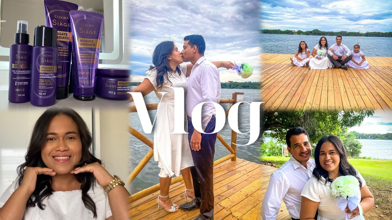 Bastidores fotos de 10 anos de casamento, cuidados com o cabelo, buquê, make e detalhes.