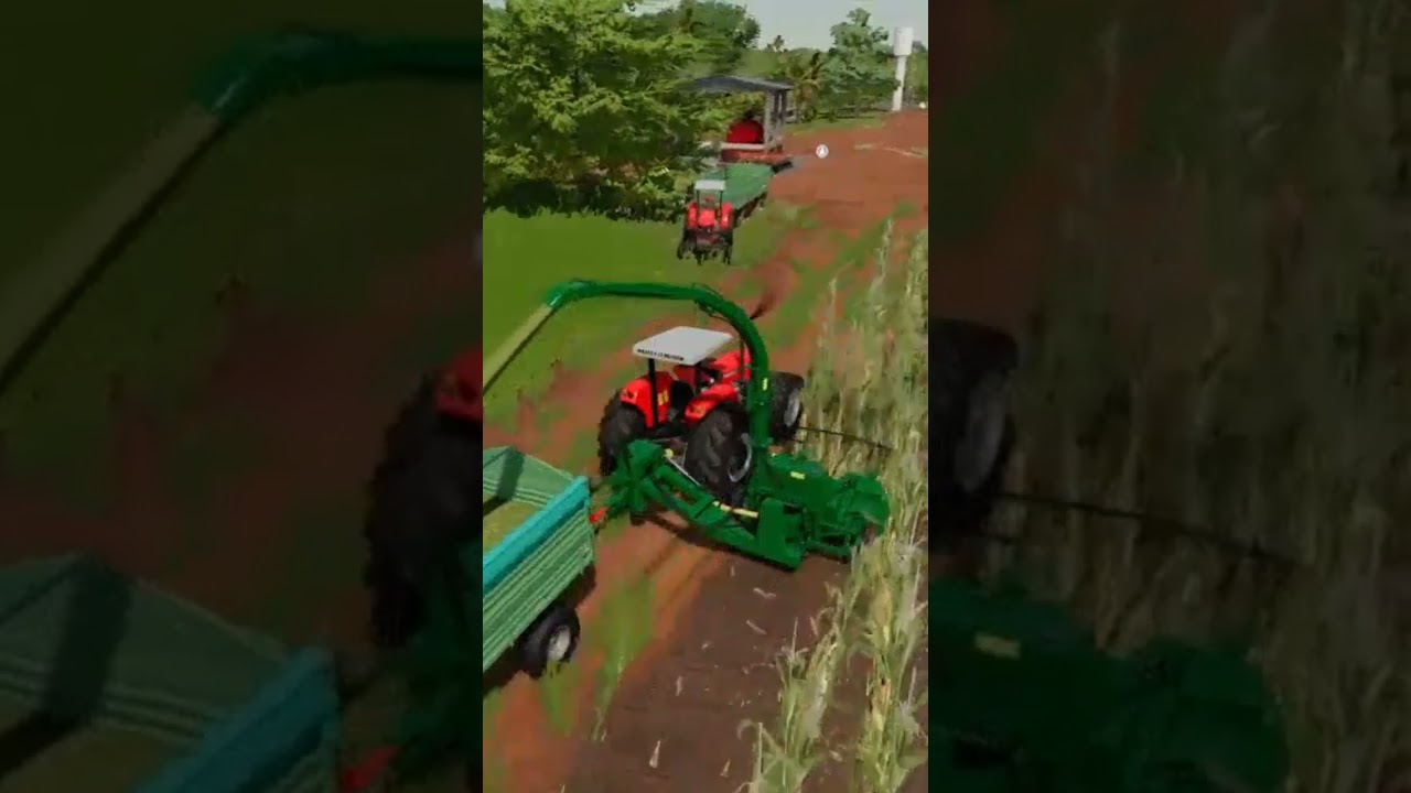 FAZENDO SILAGEM DE MILHO/FARMING SIMULATOR 22/#SHORTS