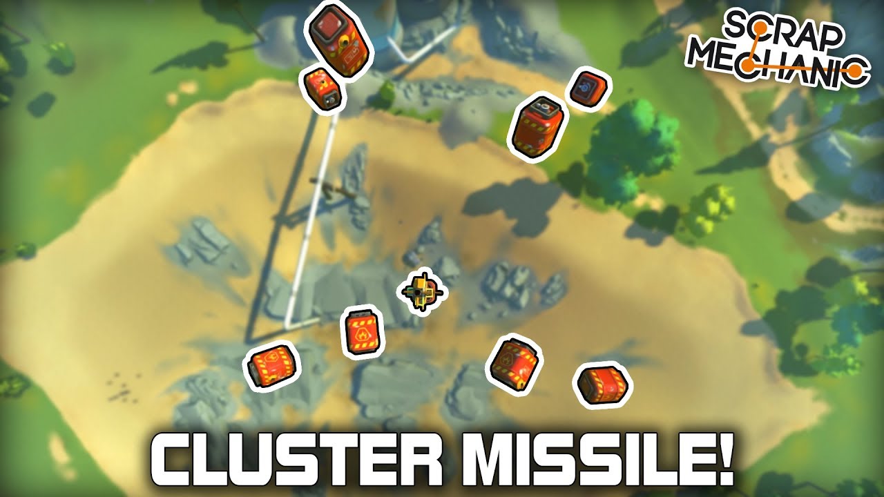 Explosive Homing Cluster Missile! (Scrap Mechanic #331)