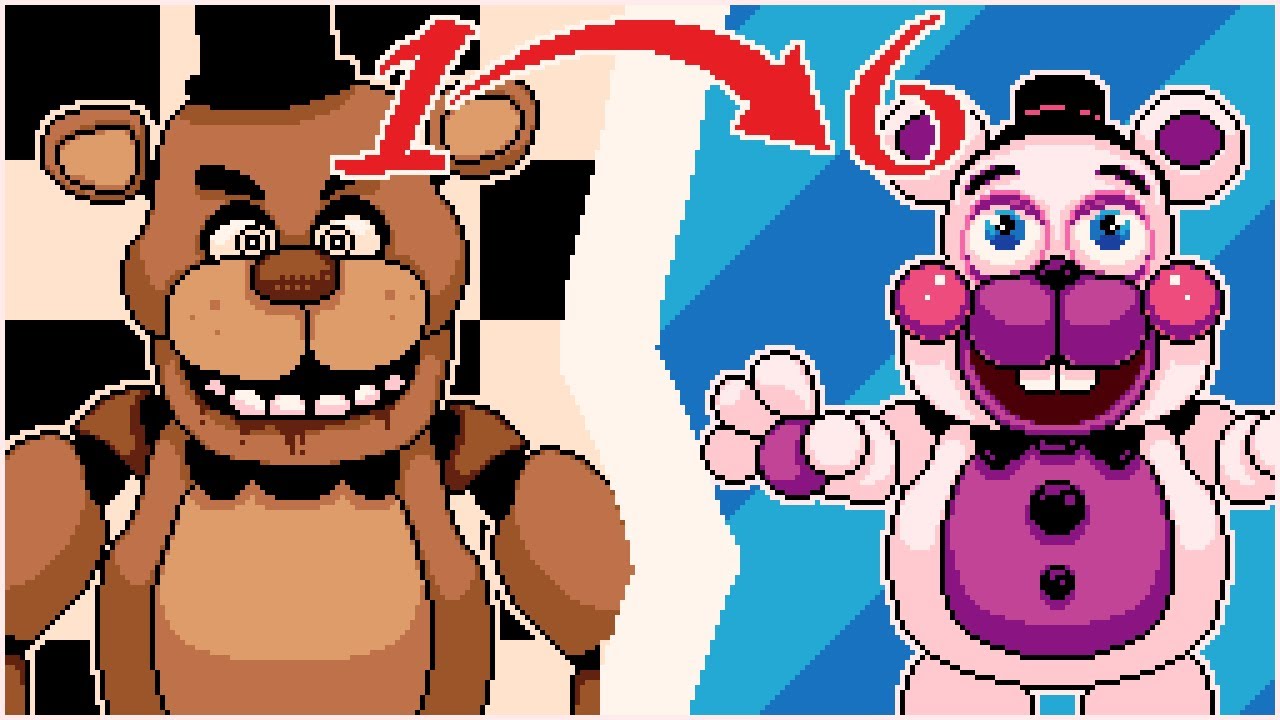 I Played Every FNAF game for the First time