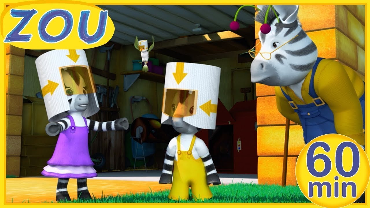 Zou in italiano  🚀 LE AVVENTURE DI ZOU 👣 60 min COMPILAZIONE | Cartoni animati