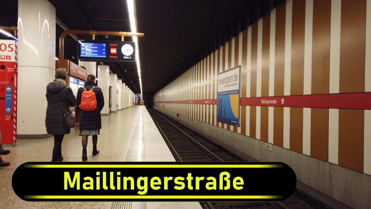 U-Bahn Station Maillingerstra&szlig;e - Munich 🇩🇪 - Walkthrough 🚶