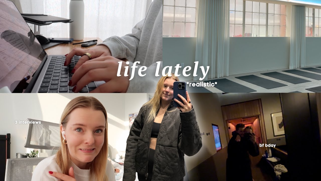 life is changing fast... interviews, moving plans, celebrations