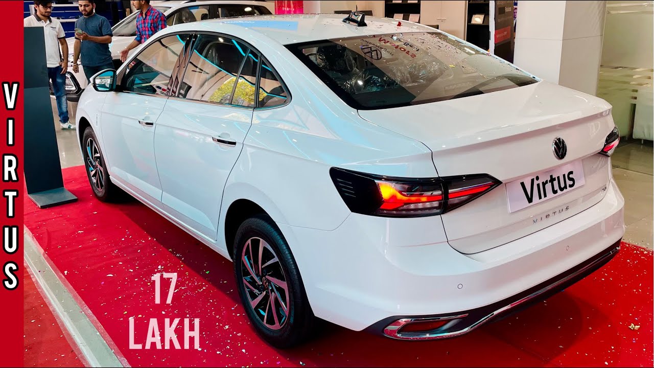 All New VW Virtus 2022 🔥 17 Lakh Top Model - Most Detailed Walkaround Review! #volkswagen #virtus