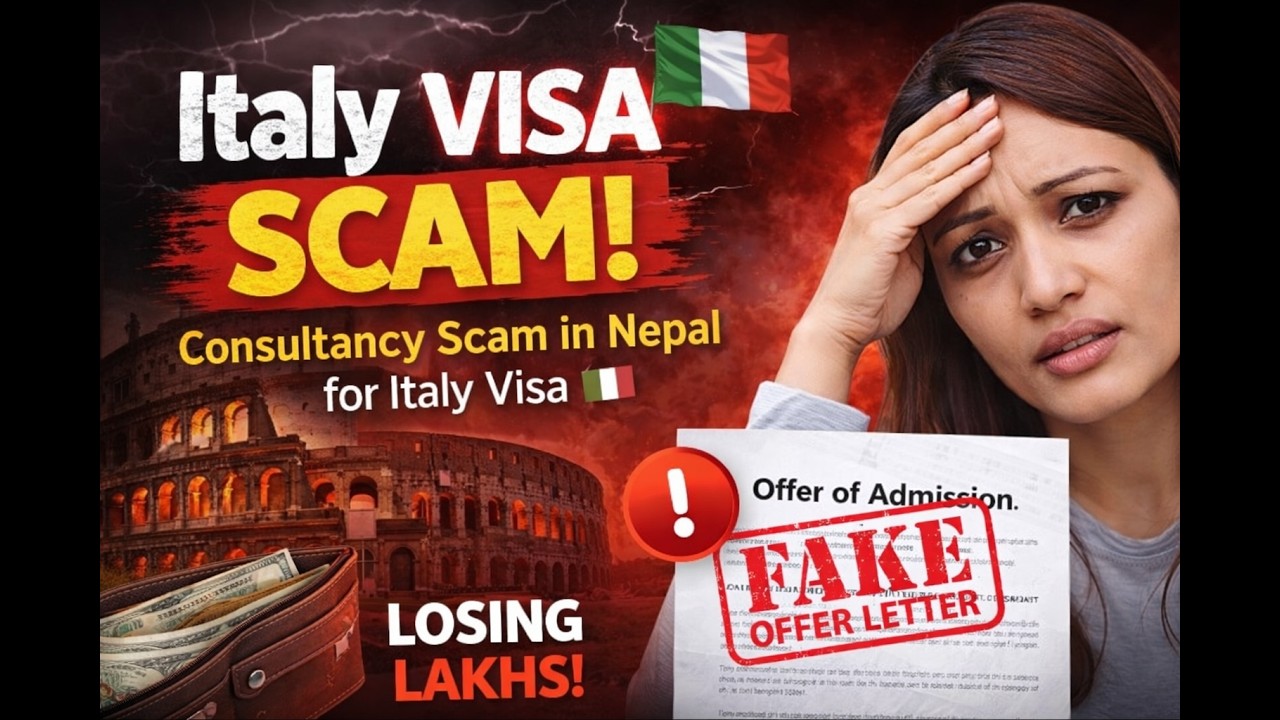 Consultancy Scam in Nepal for Italy Visa 🇮🇹 | Students Losing Lakhs & Getting Fake Offer Letters! 😱