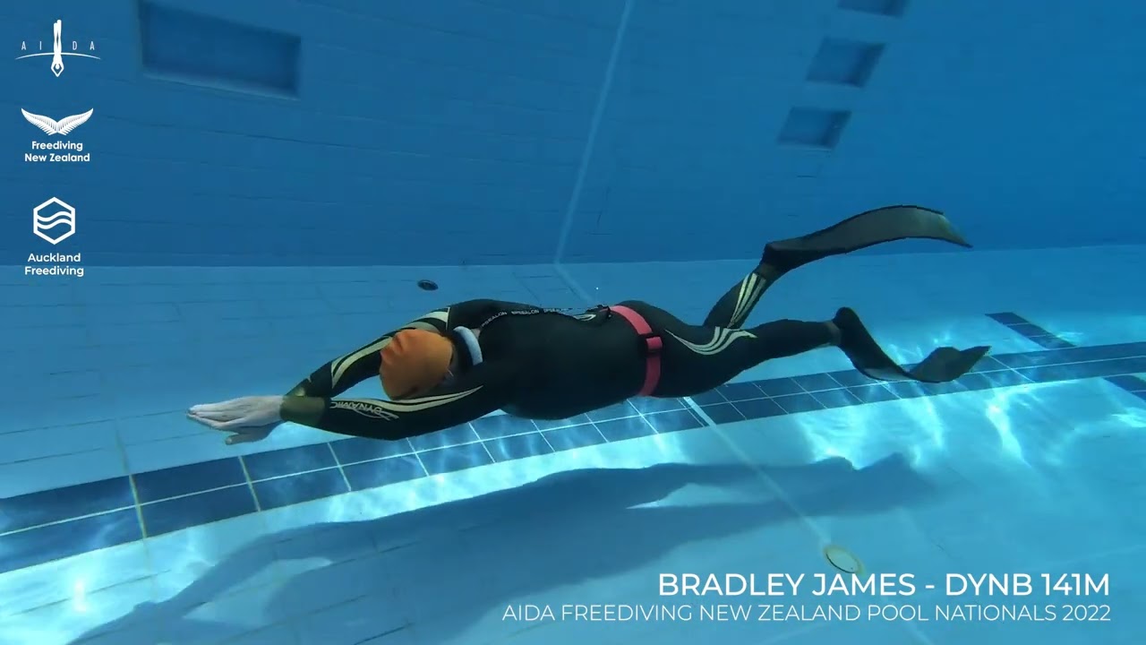 Bradley James DYNB 141m | AIDA FNZ Pool Nationals 2022