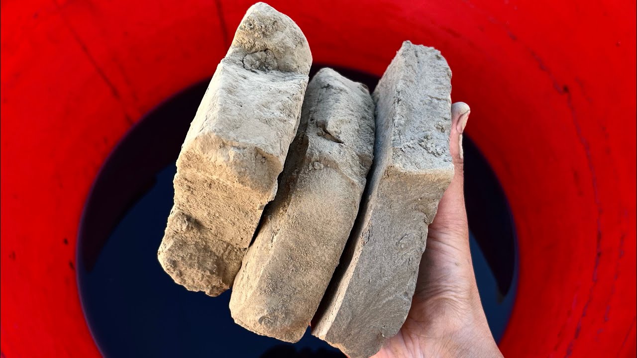 ASMR | New | Grey Ash Mud Water Crumbling💧💧