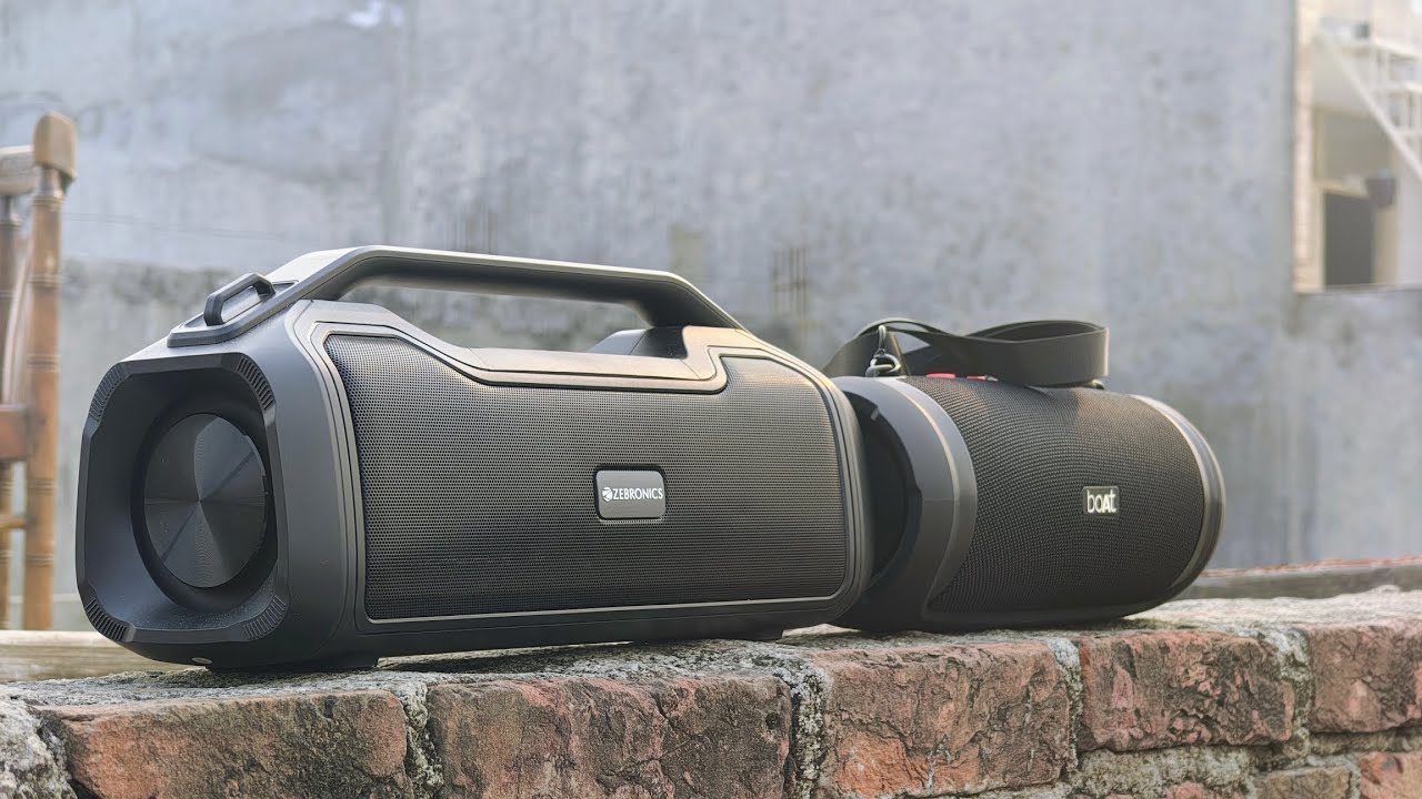 boat stone 1500 VS zeb feast 500//speaker outdoor test//which one is your choice☝️.