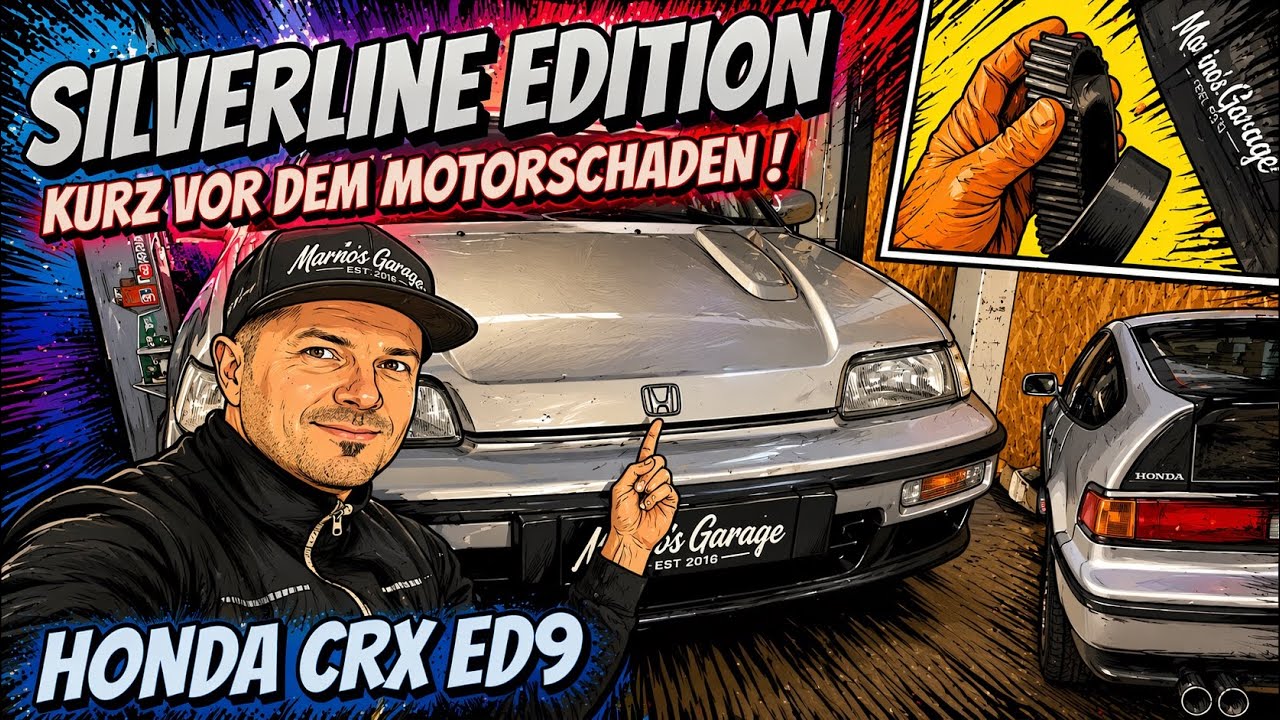 kurz vor dem Motorschaden, alles muss raus! CRX ED9 Kundenprojekt | Silverline Edition