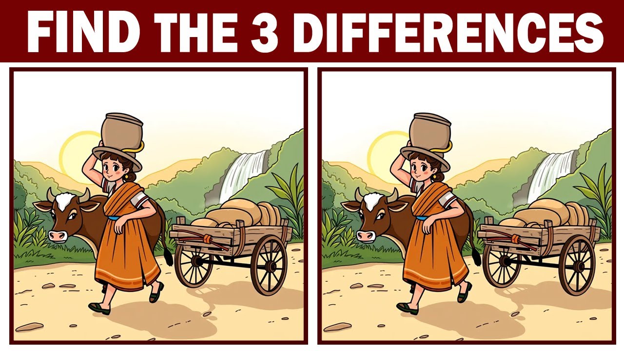 Find The Difference,Three Mistakes You Must Catch Fast|Only Genius Can Find|Puzzle Game Challenge#70