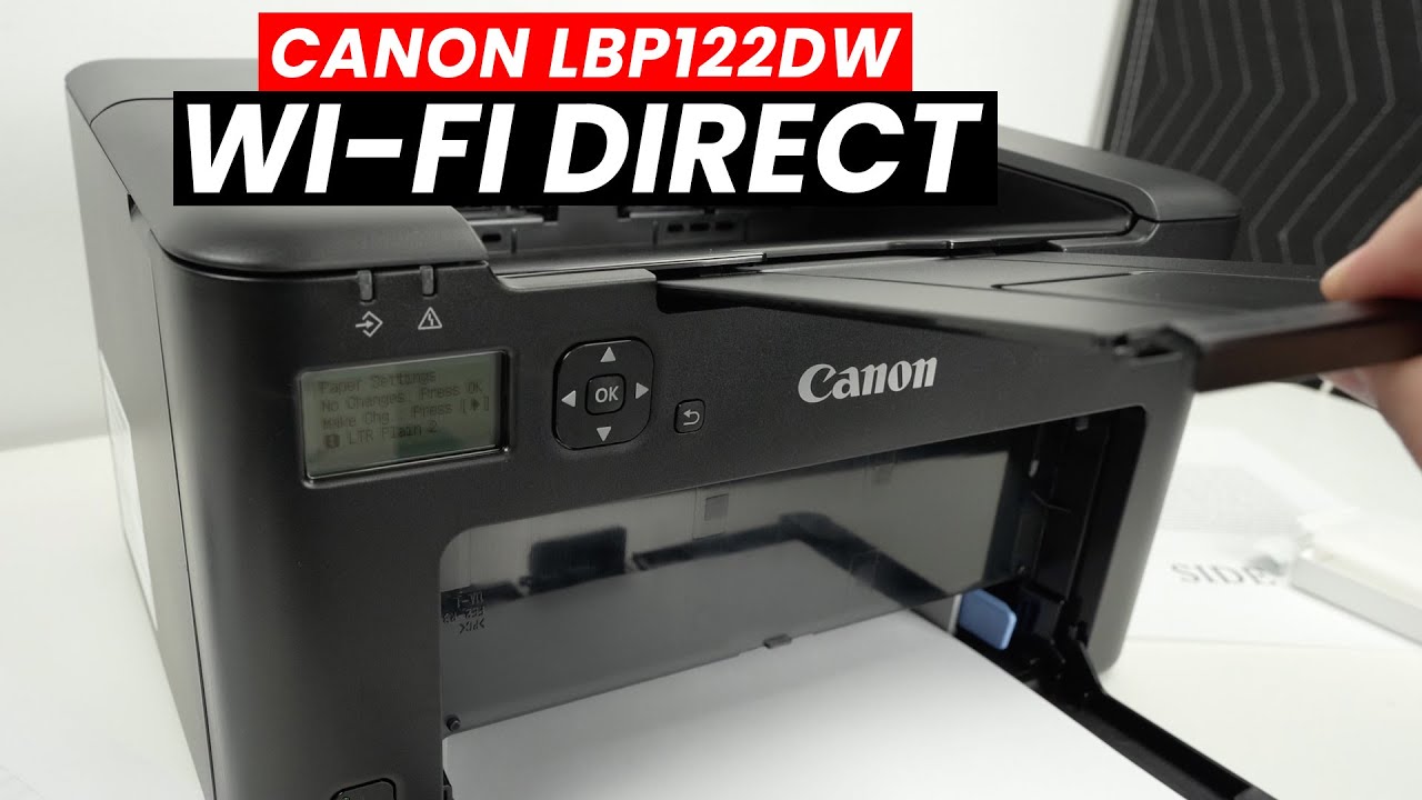 Canon imageCLASS LBP122dw: настройка Wi-Fi Direct