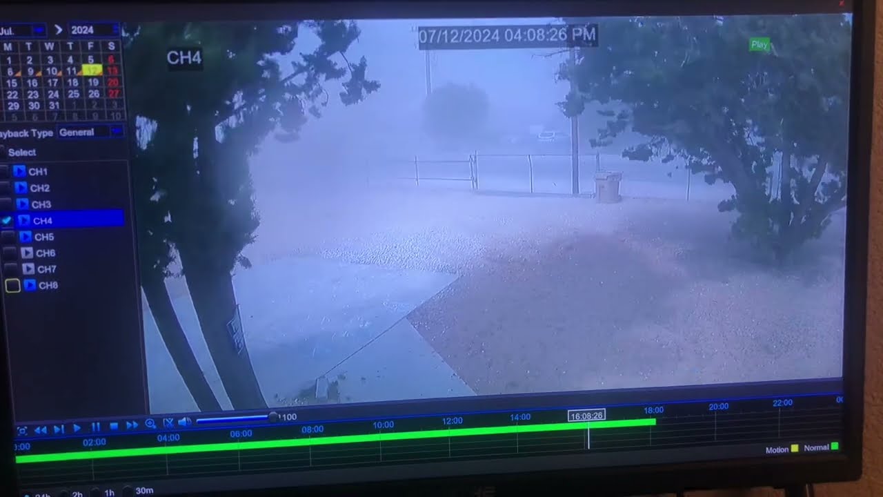 Part 1 of Micro burst forming in our yard.  #hesperia #microburst #tornadosincalifornia