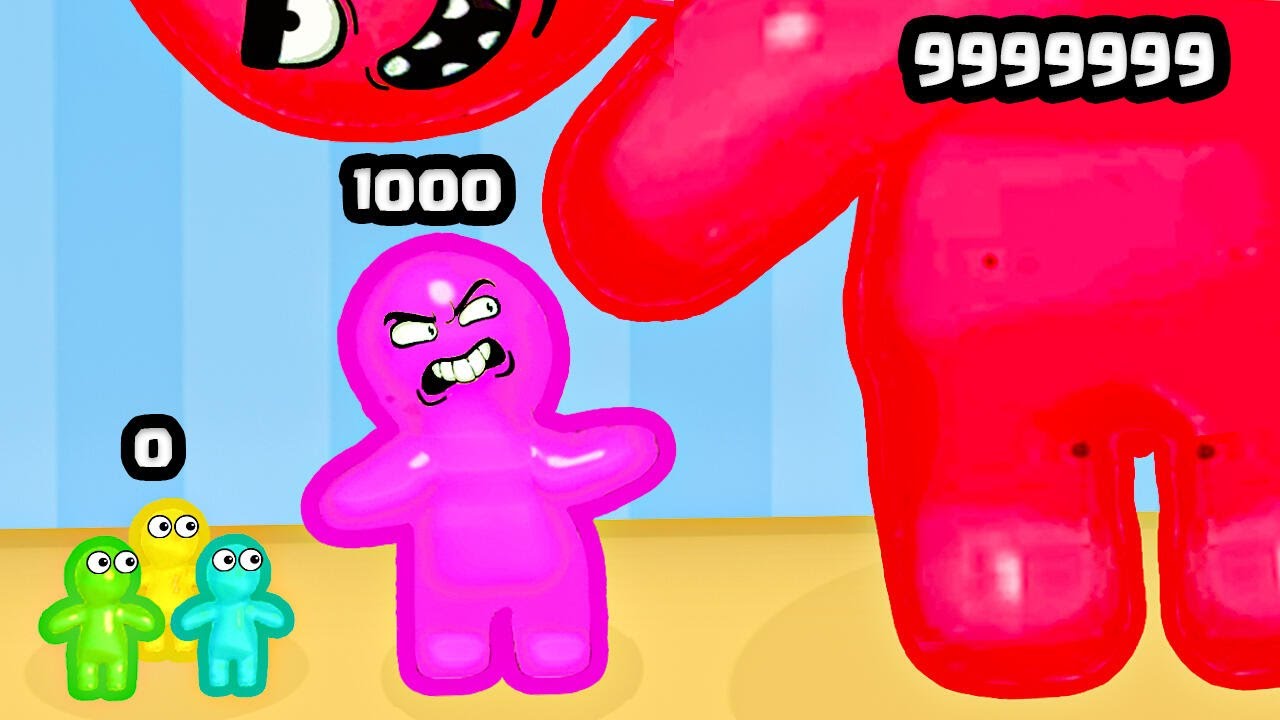 Merging a Jelly Guy to MAX LEVEL JELLY