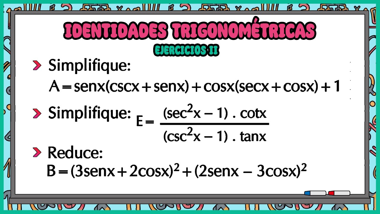 Ejercicios resueltos de Identidades Trigonométricas II