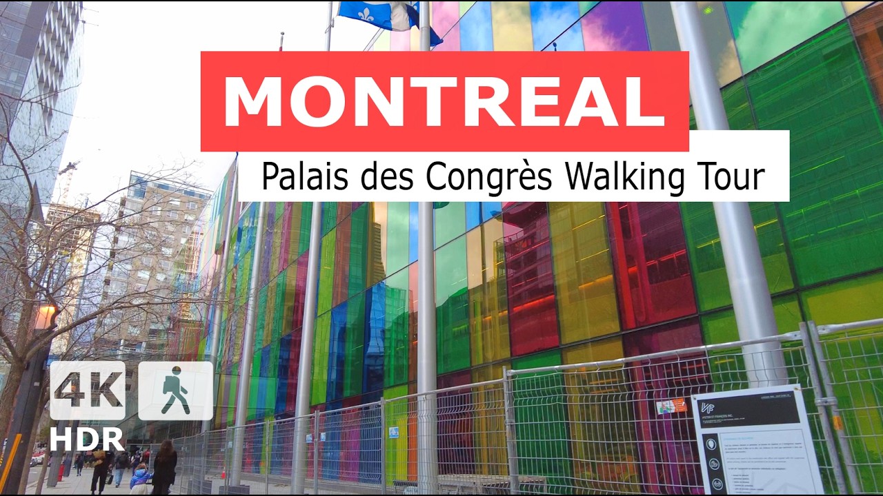Palais des congrès de Montréal: A Stunning 4K Walking Tour