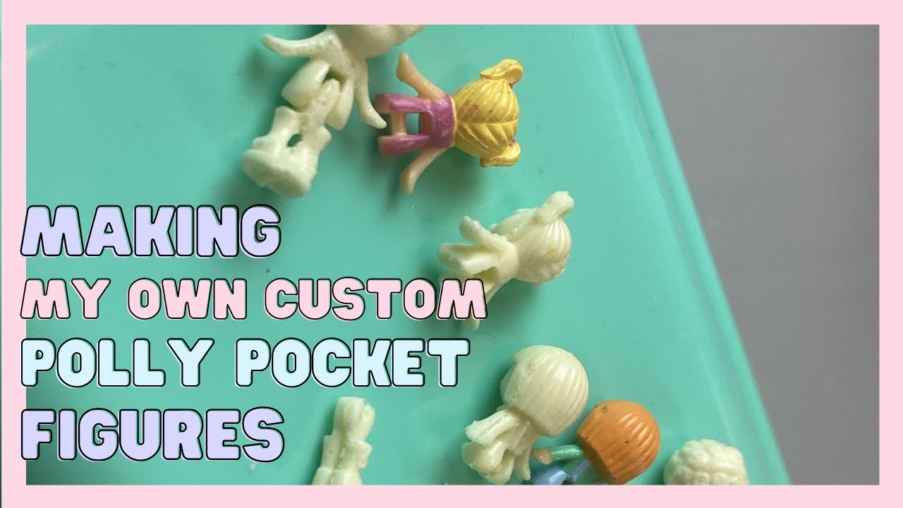 MAKING MY OWN POLLY POCKET FIGURES | Vintage Polly Pocket Collection