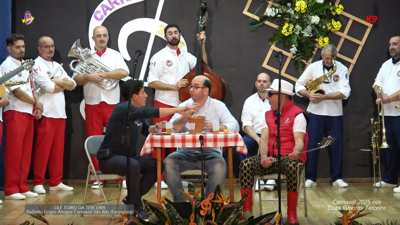 OLÉ TOIRO DA TERCEIRA-Bailinho GrupoAmigosCarnaval São Brás (Laranjeira)nas12 Ribeiras-Ilha Terceira