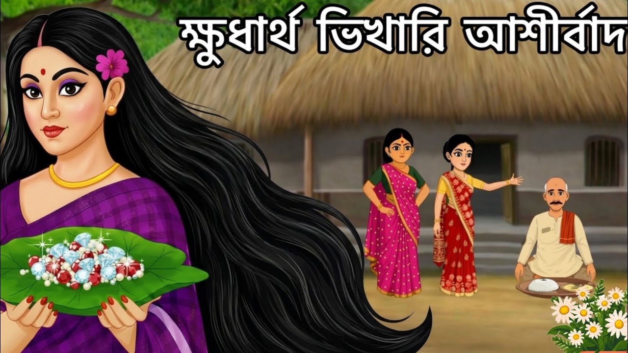 ক্ষুধার্থ ভিখারীর আশীর্বাদ 😇 | Bengali Fantasy Story | Bengali Village Moral Story