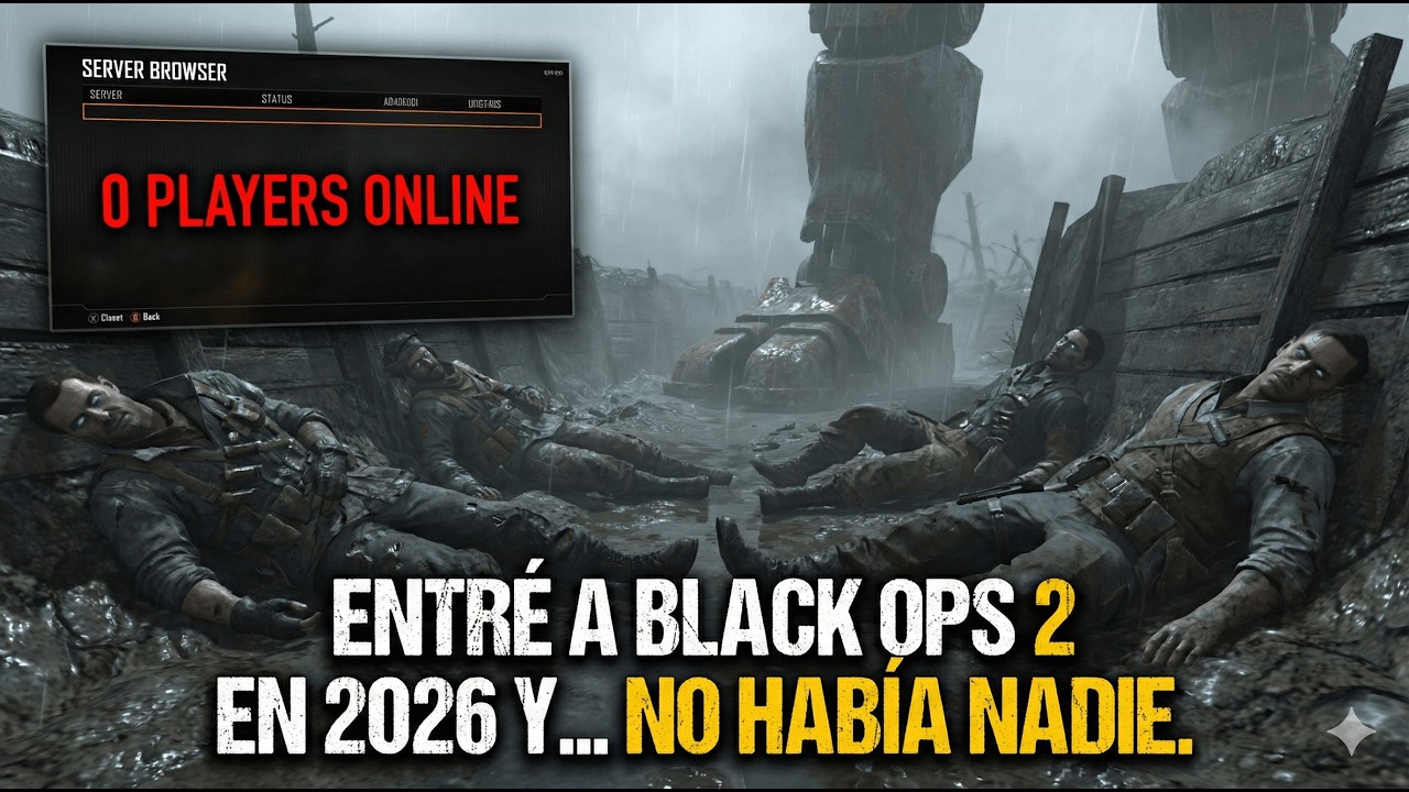 Entré a Black Ops 2 Zombies en 2026 y.… no había nadie.