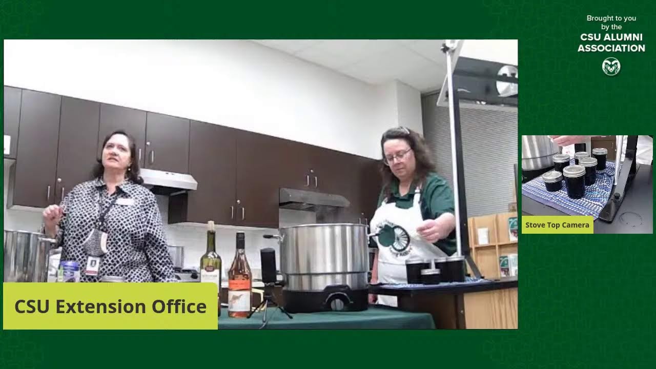 Canning Red Wine Jelly with CSU Extension