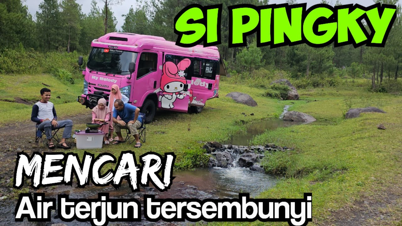 BERSAMA CAMPERVAN KESAYANGAN KAMI MASUK KE PERKAMPUNGAN UNTUK MENCARI AIR TERJUN