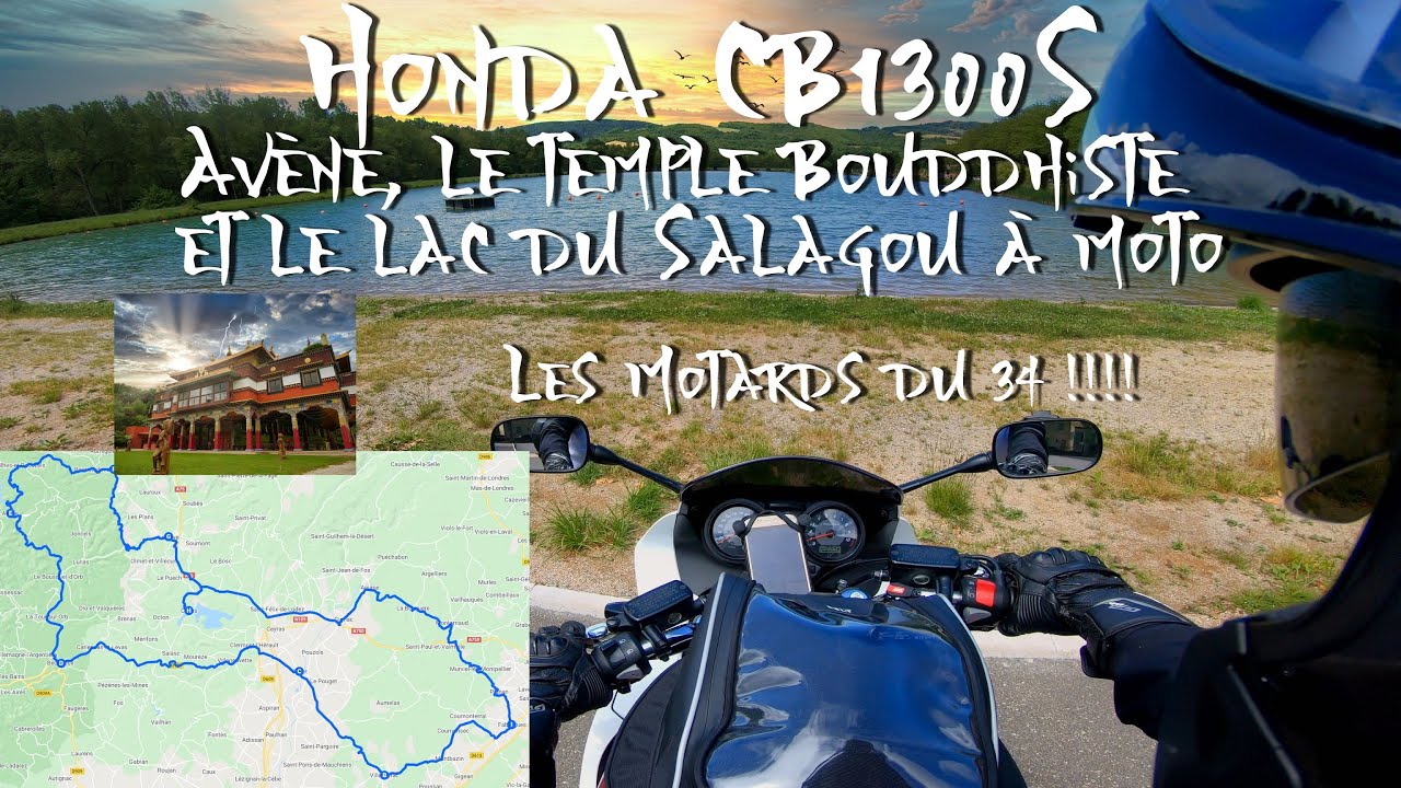 Roadtrip Avène, temple bouddhiste, lac du Salagou à moto, Les Motards du 34 !!!! 06/06/20