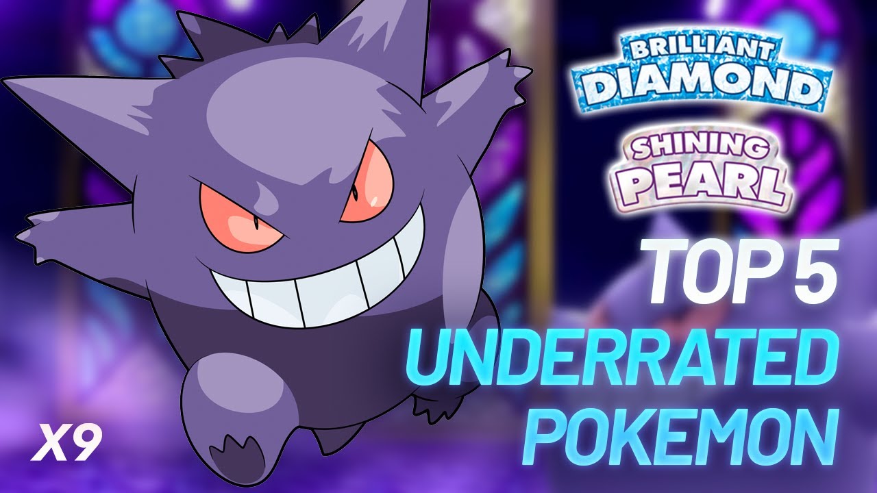 THE TOP 5 MOST UNDERRATED POKEMON IN COMPETITIVE BDSP VGC - Pokemon Brilliant Diamond Shining Pearl