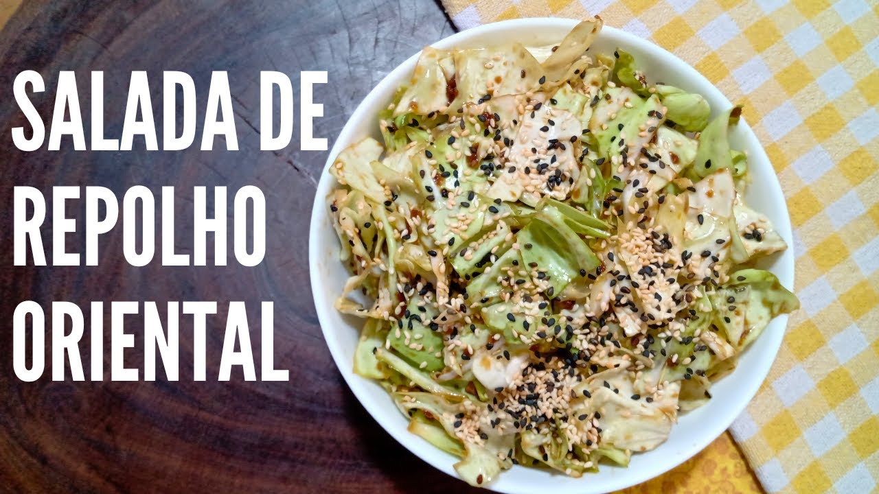 SALADA DE REPOLHO ORIENTAL | Pronta em 5 minutos!