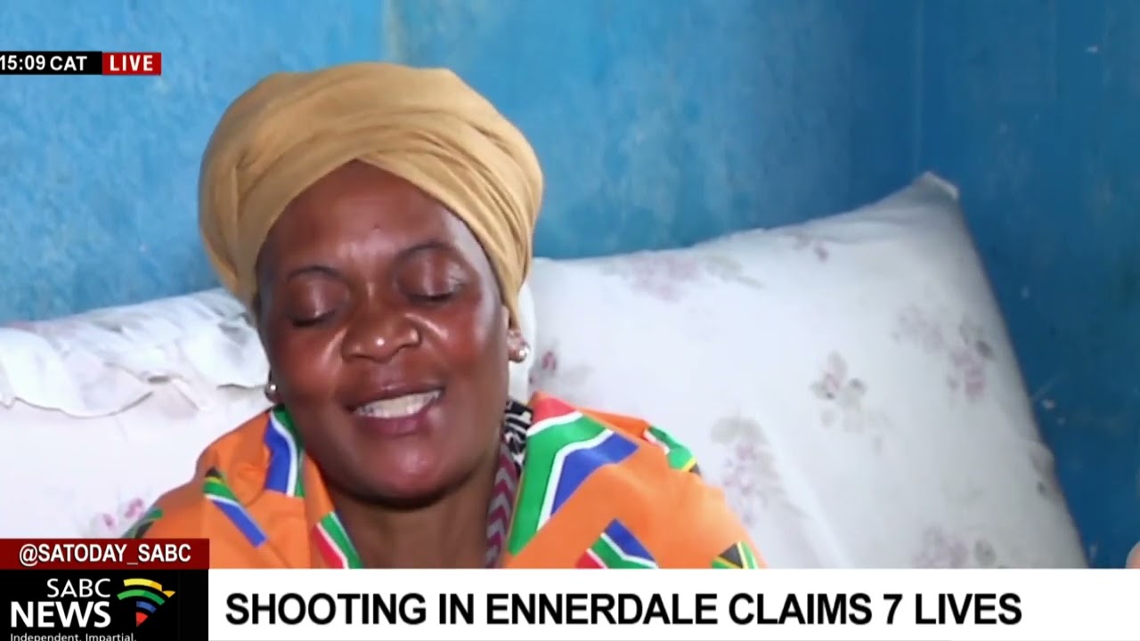 Chriselda Lewis in conversation with family of Finetown shooting victim