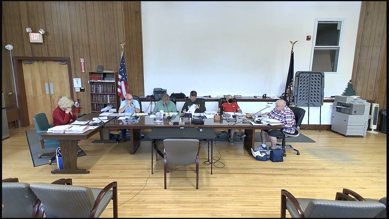 Town of Tilton Meeting Video