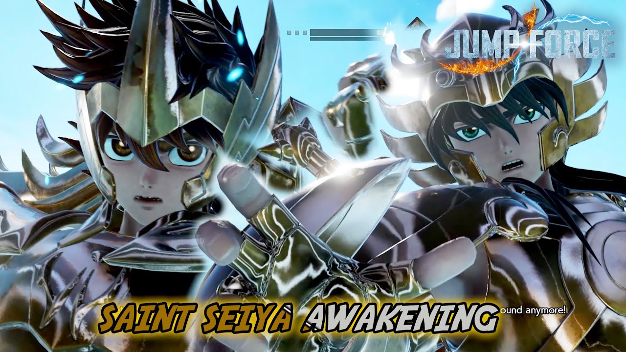 JUMP FORCE - Seiya & Shiryu Vs Naruto & Sasuke Gameplay Showcase (1440p 60fps)