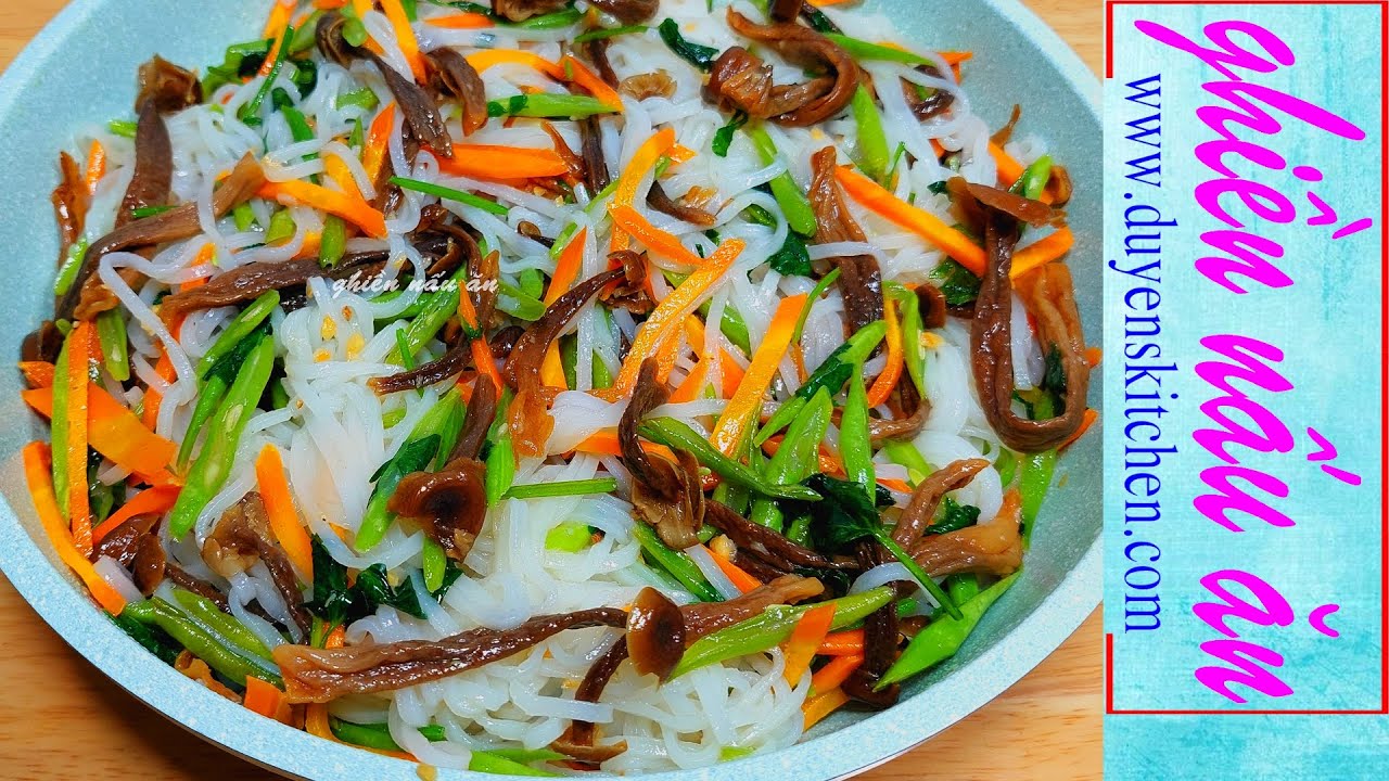 Hủ Tiếu X&agrave;o Chay Kh&ocirc;ng G&atilde;y Kh&ocirc;ng N&aacute;t | Sơ Chế Hủ Tiếu Kh&ocirc; By Duyen's Kitchen | Ghiền nấu ăn