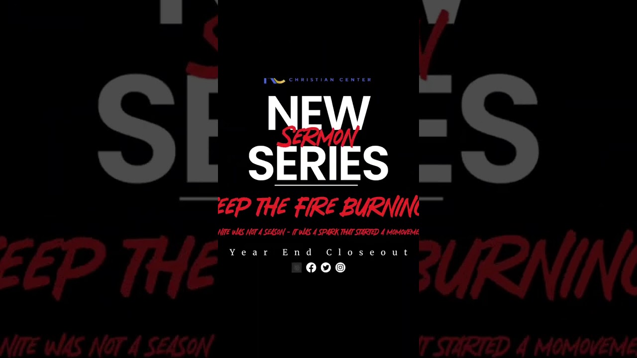 Sermon Series Yearend Closeout 🔥