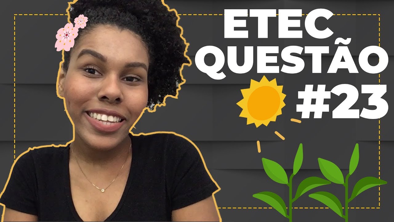 VESTIBULINHO ETEC | RESOLVENDO QUESTÃO DE BIOLOGIA DO VESTIBULINHO 2O19